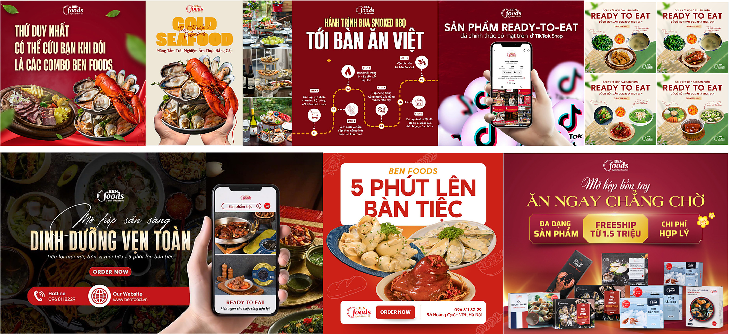 Ben Foods product and campaign content