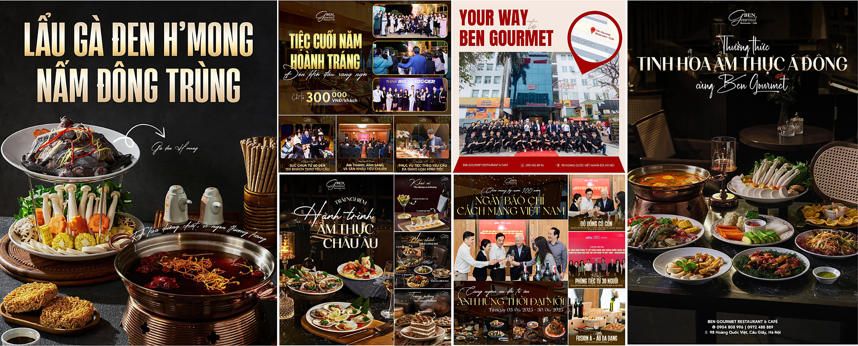 Ben Gourmet seasonal restaurant campaigns