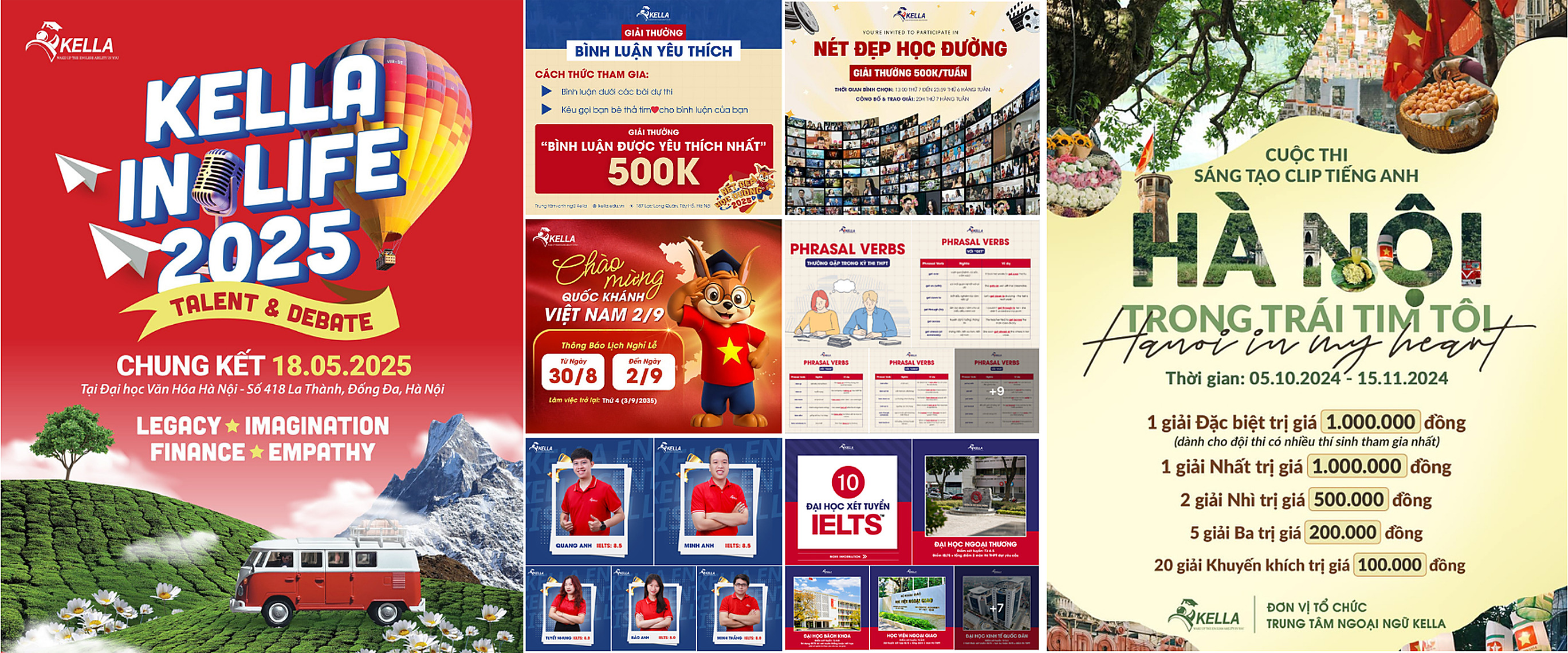 Kella campaign and educational content for Facebook and TikTok